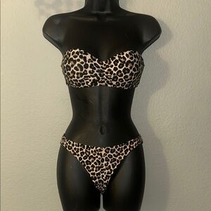 Leopard Print Bikini Set